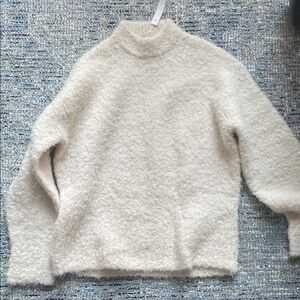 Madewell Wool-Alpaca Blend Bouclé-Knit Oversized Sweater NWT